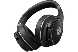 Raycon The Everyday Wireless Bluetooth Over Ear Headphones, with Active Noise Cancelling, Awareness Mode and Built in Microphone, IPX 4 Water Resistance, 40 Hours of Battery Life (Black)