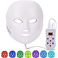 Amazon.com : NEWKEY Led Face Mask Light Therapy, 7 led Light Therapy ...