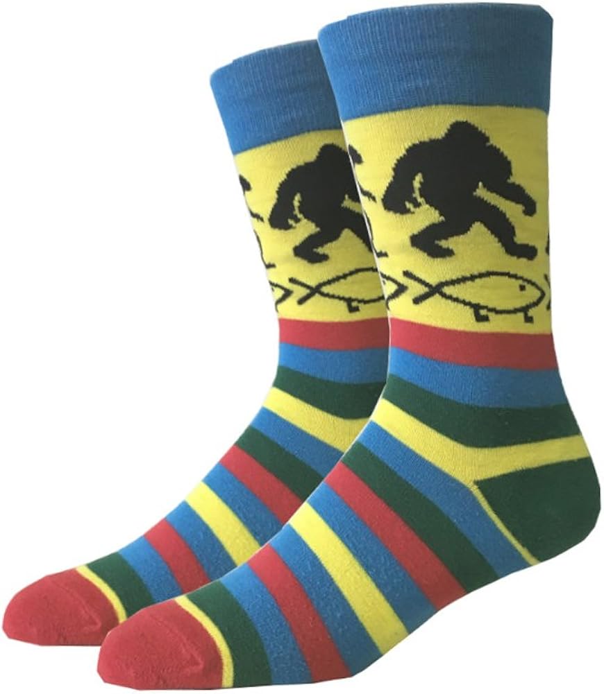 Evolution Bigfoot One Size Fits Most Crew Socks Clothing