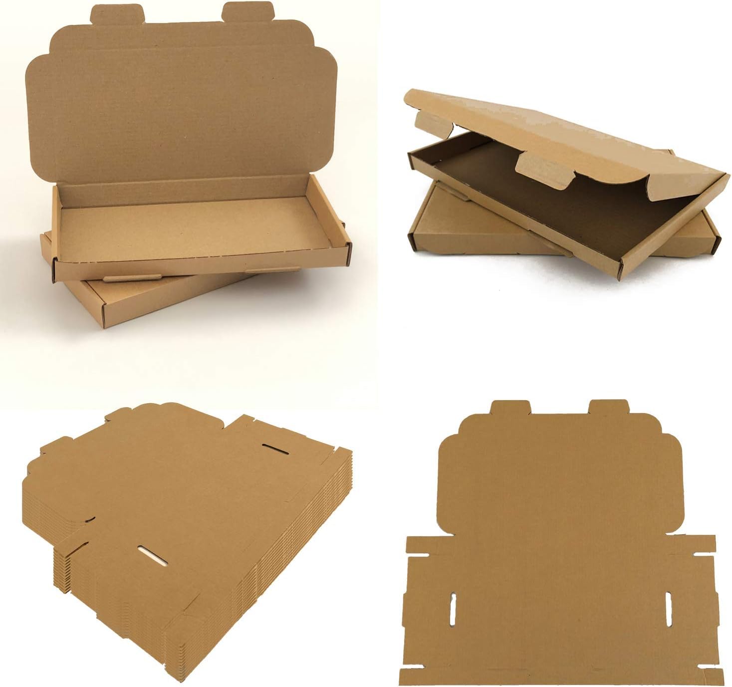 AKAR DL || 220x110x20 mm || Manila Large Letter Box Pip Box - Suitable for Royal Mail PIP Boxes (PACK OF 50)