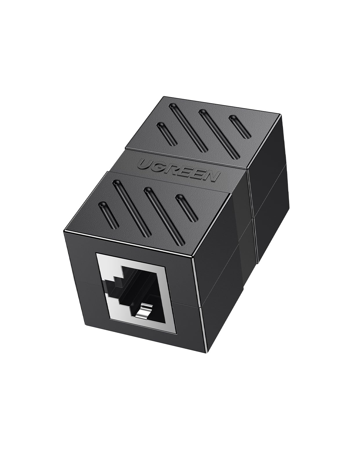 UGREEN RJ45 Coupler Ethernet Extender 1000Mbps, Cat7 Cat6 Cat5e 328ft Ethernet Cable Extender, LAN Connector in Line Coupler Female to Female Black
