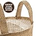 Indoor Garden Grow Bags 1 Gallon - 5 Jute Burlap Bag Fabric Pots - Plant Pot for Container Gardening Outdoor, Growing Plants Indoors, Planting Seeds, Herb Planter, Balcony Planters - Liner + Drainage