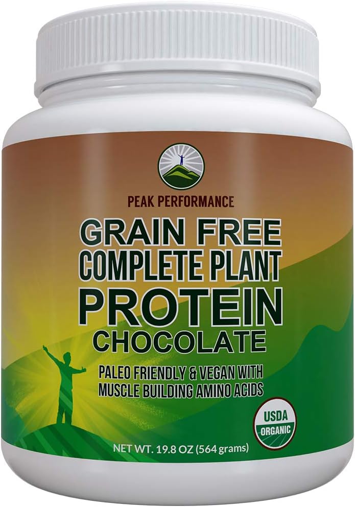 Organic Paleo Grain Free Plant Based Protein Powder. Complete Raw