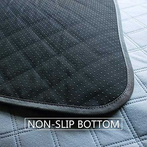 Luzvida Dog Puppy Pee Pads 2 Pack Reusable Washable Leak Proof Pet Training Pad Mat with Fast Absorbing Surface and Nonslip Dots for Indoor and Outdoor Use (35.4\