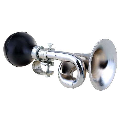 YUNSHANGAUTO® Bike Horn Classic Fahrrad Honker Vintage verchromt