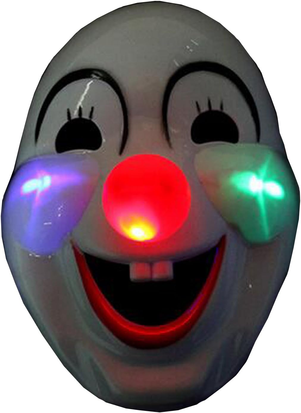 WLC Light Up Payaso Máscara para Halloween Masquerade Cosply Party