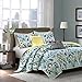 Madison Park Caprice 5 Piece Quilted Coverlet Set, Queen, Blue