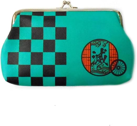 Amazon 鬼退治 がま口ポーチ 伍 財布 がまぐち 小銭入れ 小物入れ 市松模様 Rs L1540 アニメ 萌えグッズ 通販