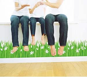 YUSDK Pegatinas de Pared Sayuri bordear césped baño Cocina Puerta y