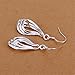NYKKOLA Hot Beautiful Fashion Jewelry 925 Solid Silver Hollow Teardrop Hook Earrings