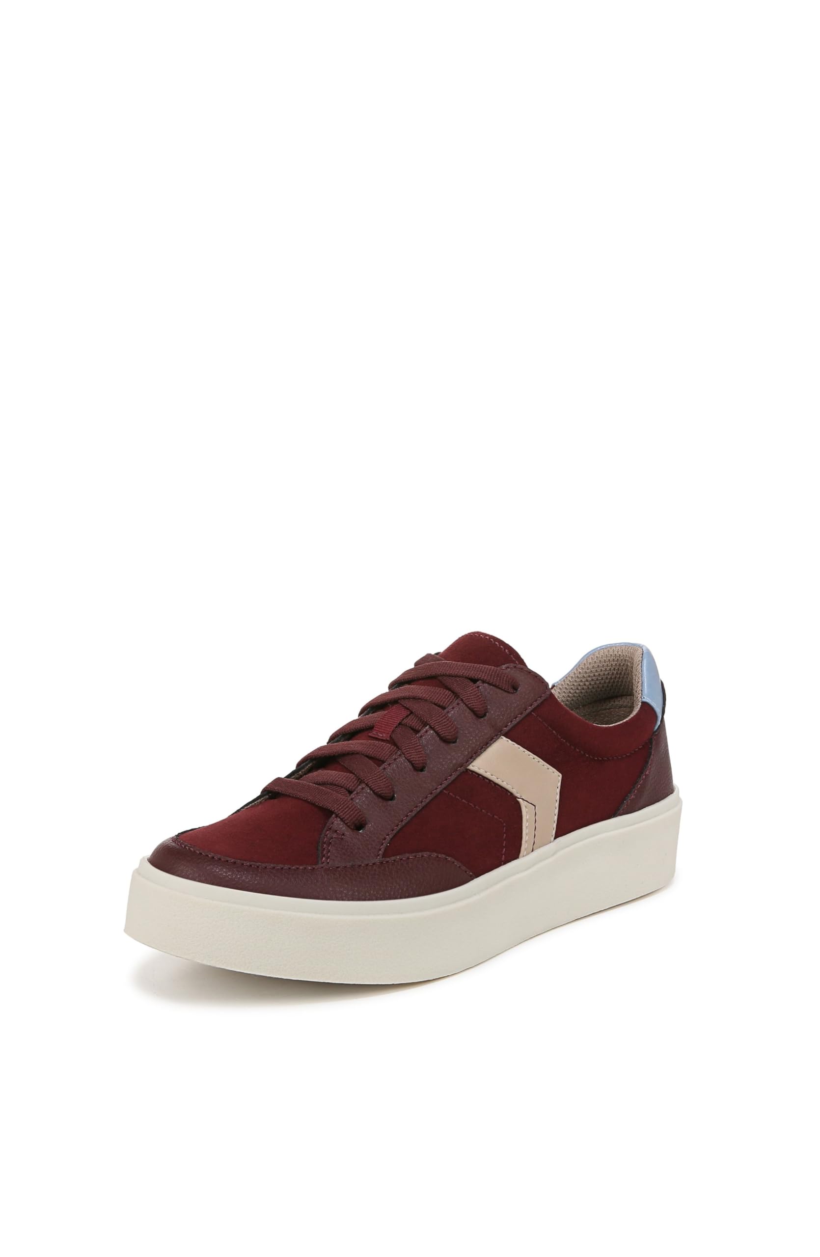 Dr. Scholl’s Shoes Womens Madison Lace Sneaker Oxford Cali Wine Microfiber 11 M