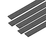 uxcell Carbon Fiber Strip Bars 0.5x3mm 400mm Length