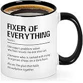 YHRJWN Fixer of Everything Mug - 11 Oz, Perfect Boss Christmas or Birthday Gift for Coworkers