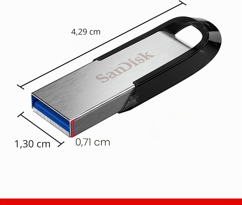 Ultra Flair 256 Go Flash Drive (Clé USB, des vitesses allant jusqu'à 150 Mo/s, USB 3.0, Protection par mot de passe, Un boîtier en métal élégant et resistant) Argent/Noir