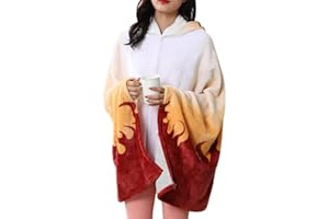 Juejuezi Hooded Wearable Blanket Hoodie Throw Blanket Cloak Cosplay Costume Shawl Wrap Nap Quilt 160x100 cm/63x40in