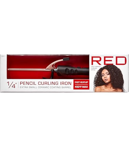 Amazon.com: RED by KISS Ceramic Tourmaline Professional Curling