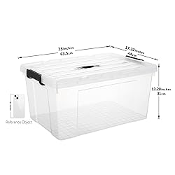 Cetomo Storage Bins on Handle, Storage Box, Plastic