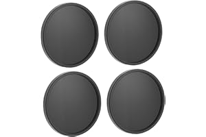 Generic Vehicle Rim Hub Cap Replacement 62mm OD 47.5mm ID Set of 4 for for Car Enthusiasts (Black)