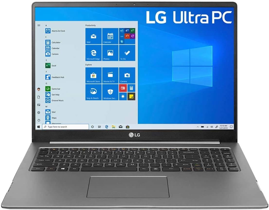 2020 Newest LG Ultra PC 17 Lightweight Laptop 17" WQXGA Retina Display Intel 4-Core i5-10210U(Beats i7-8550U) 16GB RAM 512GB SSD NVIDIA GTX 1650 Backlit Win 10 + iCarp Wireless Mouse