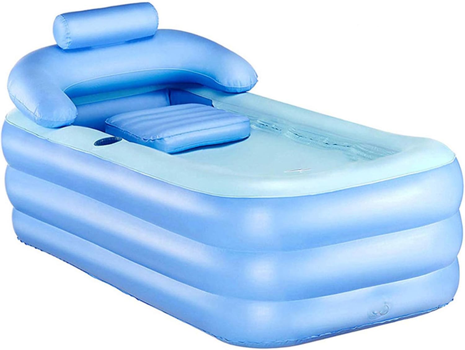 TechL Inflatable Bathtub Plastic Portable Foldable Bathtub Soaking Bathtub Home SPA Bathtub