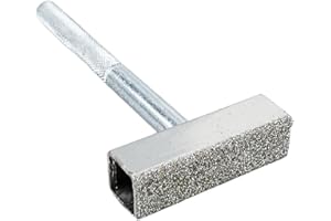 QUIX MACHINE TOOLS QUIX Diamond T-Bar Dresser | Unique "T" Shape Design | 1-5/8" (4.1 cm) Head | 4" (10.2 cm) Handle | Textured Grip | Ideal for Grinding Wheel Refurbishing | Durable & Compact