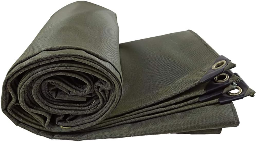 Tarpaulin Super Heavy Duty, Ground Tent Trailer Cover, Waterproof Tarp, for Canopy Tent, Camping, Boat (Size : 5x6M)
