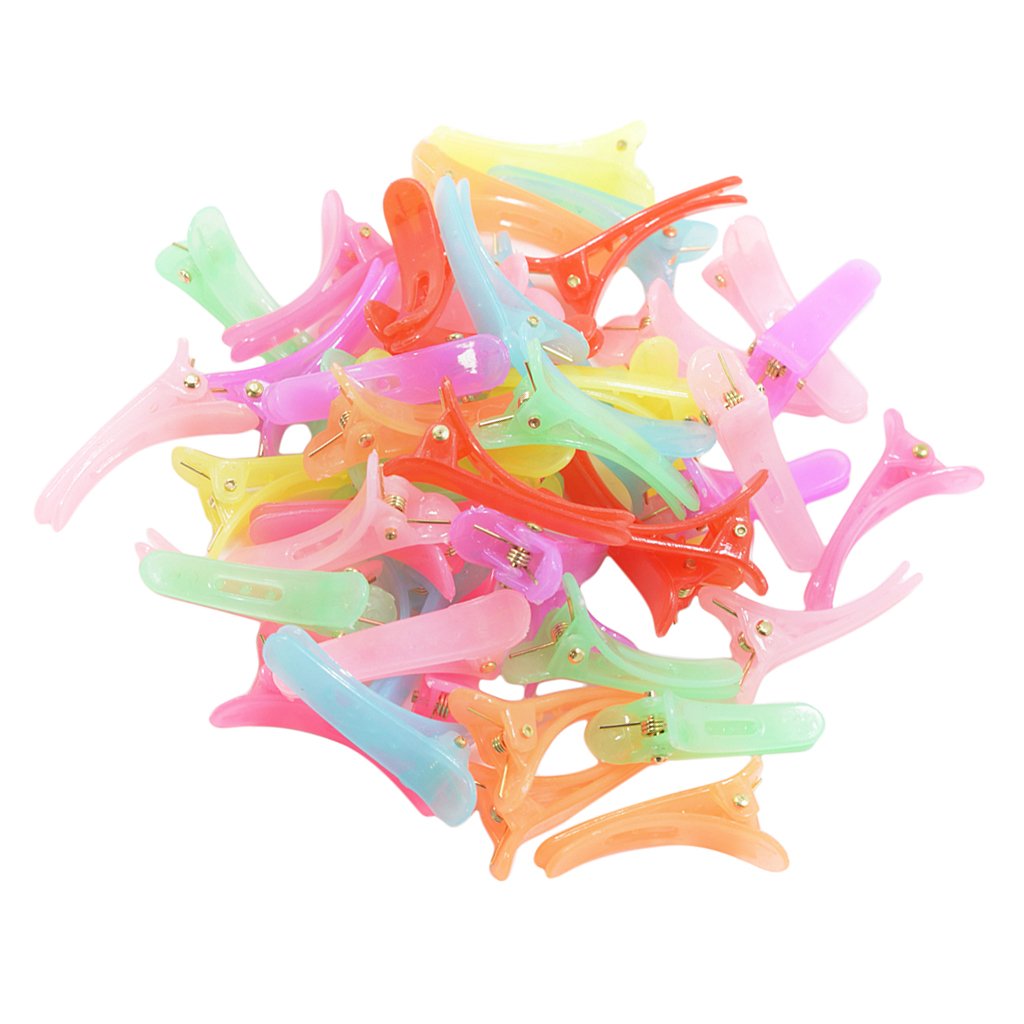 Buy Phenovo 50pcs Cute Kids Baby Crocodile Clips Multicolor Hair