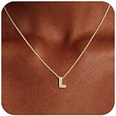 Hothrty Gold Bubble Initial Necklaces for Women Dainty Small Cubic Zirconia Letter Necklace Tiny Non Tarnish Initial Pendant Monogram Choker Name Necklace Personalized Gift Trendy Jewelry