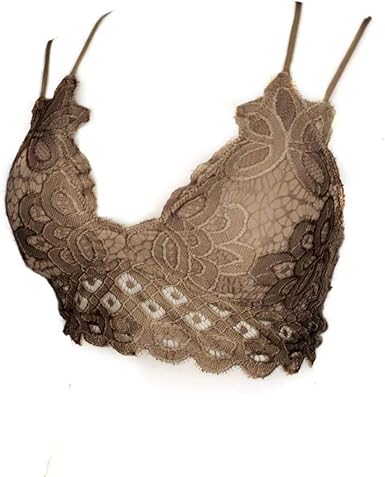 scalloped lace bralette
