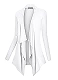 Urban CoCo Women's Drape Front Open Cardigan Long