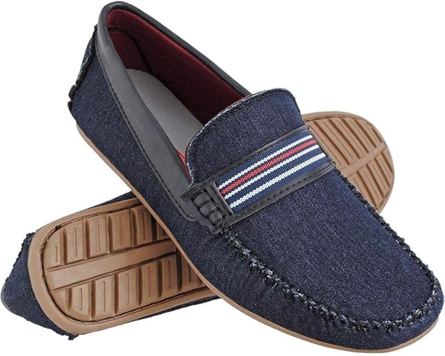 mocassim jeans masculino