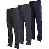 Ultra Performance 3 Pack Mens Open Bottom Sweatpants with Pockets, Casual Sweatpants for Men