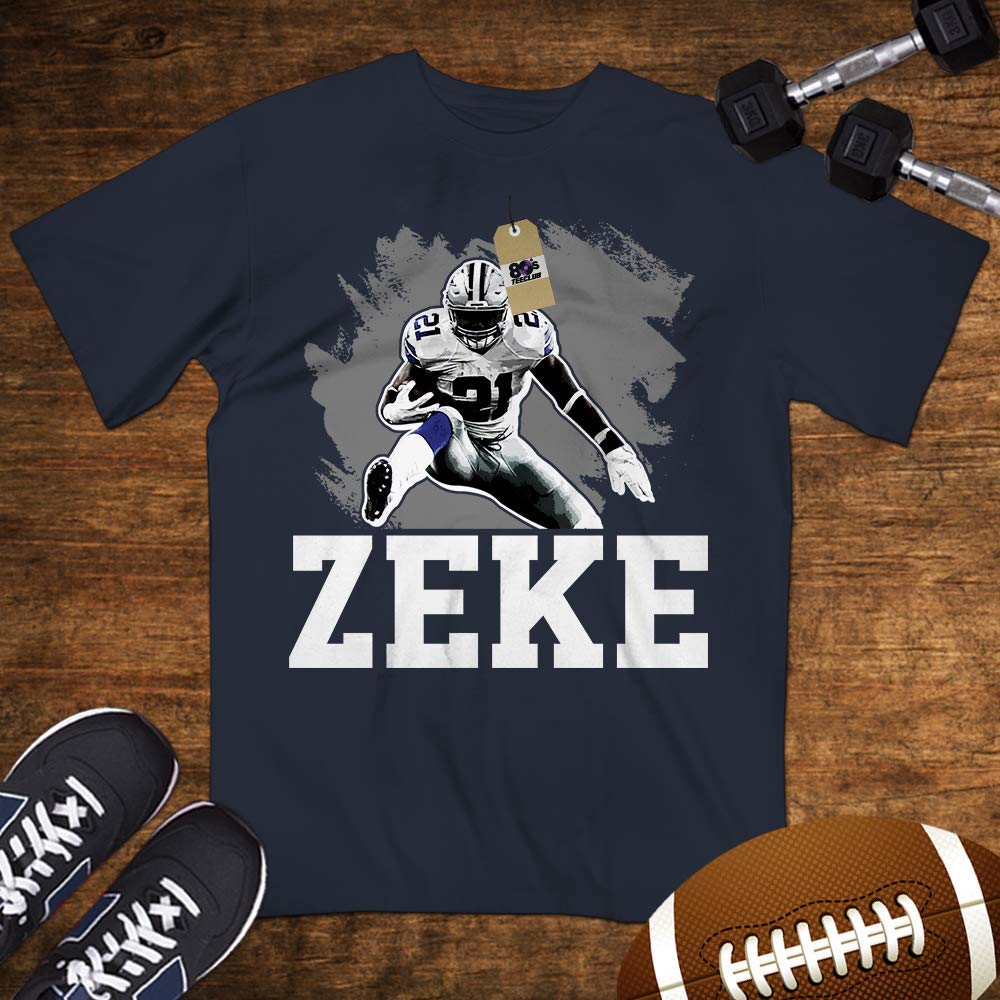 Zeke Elliott-21dallas Football Running Back Shirt Customized Handmade /sweater//tank Top/p