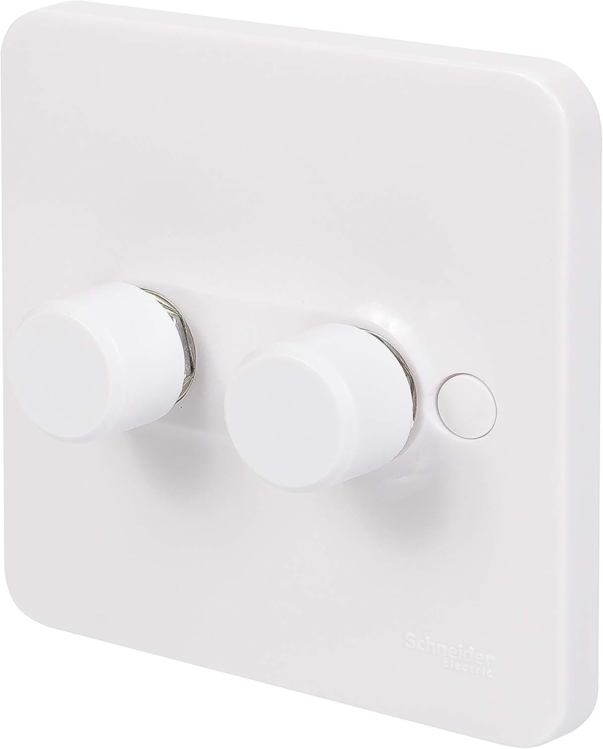 Schneider Electric Lisse 2-Gang 2-Way Dimmer Switch 250W/250VA, White, 2 Gangs - Image 3