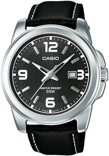 Orologio casio analogico al quarzo uomo con cinturino in nylon mtp-1314pl-8avef