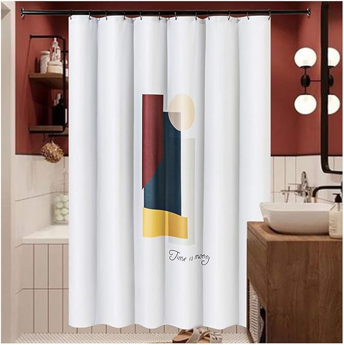 LCHY Shower Curtain Mould Proof Resistant Washable Good Shading