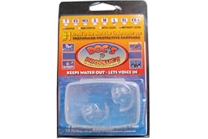 Doc's ProPlugs (pair) Clear, Vented - Large