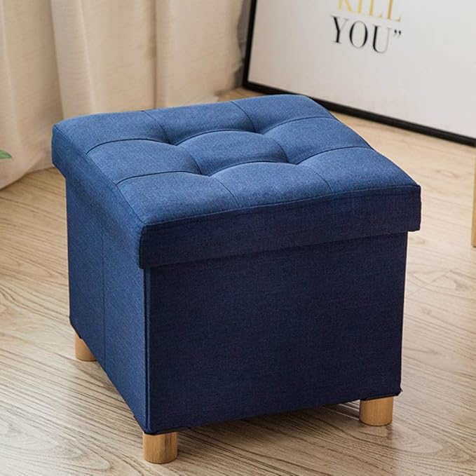 DDYULUY - Taburete Puff Taburete De Cubo con Compartimiento De