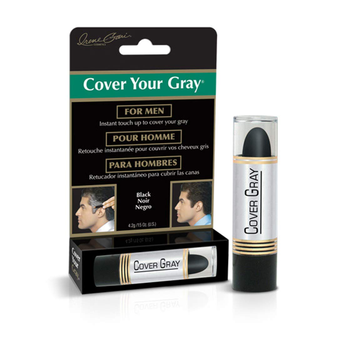 Cover Your Gray Lipstick, Men Black