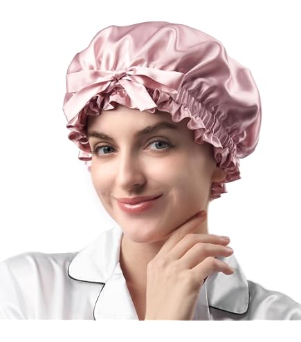 Amazon.com: Feivea 22 Momme 100% Mulberry Silk Hair Wrap for  display picture 1