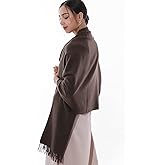 RIIQIICHY Winter Scarfs for Women Pashmina Shawls Wraps for Evening Dresses Large Warm Soft Scarves