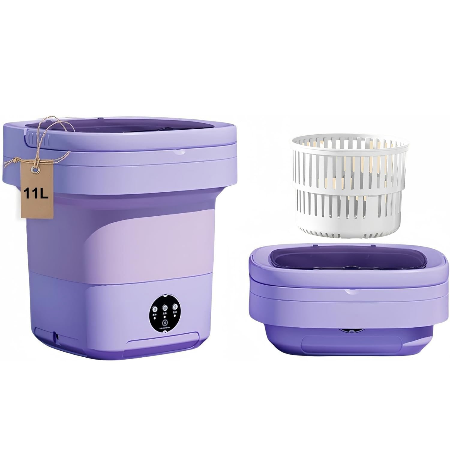 Photo 1 of (used) Portable Washing Machine, Mini Washer,11L Upgraded Large Capacity Foldable Washer.Deep Cleaning