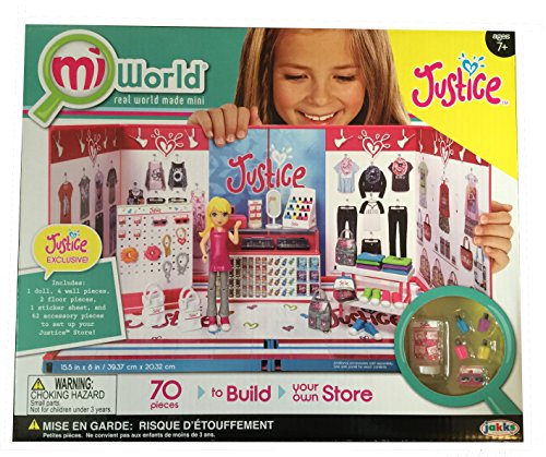 miWorld Deluxe Justice Clothing Store Environment Play Set