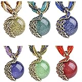 JOVIVI® Retro Bohemia Style Millet Chain Crystal Phoenix Peacock Pendant Necklace