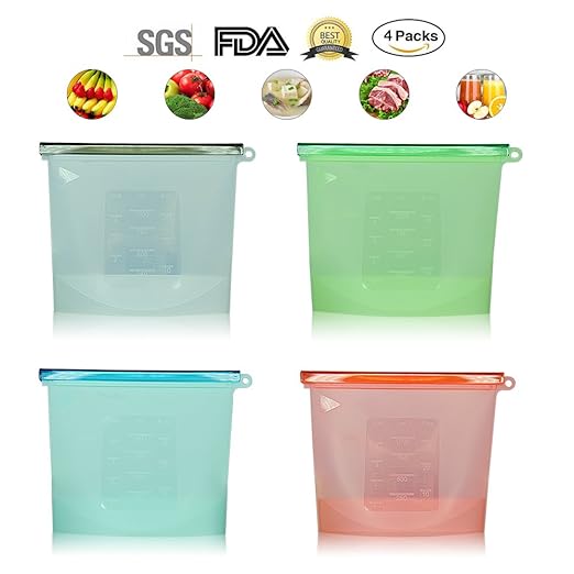 AntiSir - Bolsas de silicona para almacenar alimentos ...