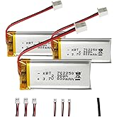 KBT 3.7V 800mAh Li-Polymer Battery: 702250 Lipo Rechargeable Lithium-ion Replacement Batteries with PH 2.54 JST Connector, PH