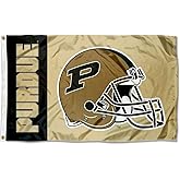 Purdue Large Football Helmet 3x5 College Flag