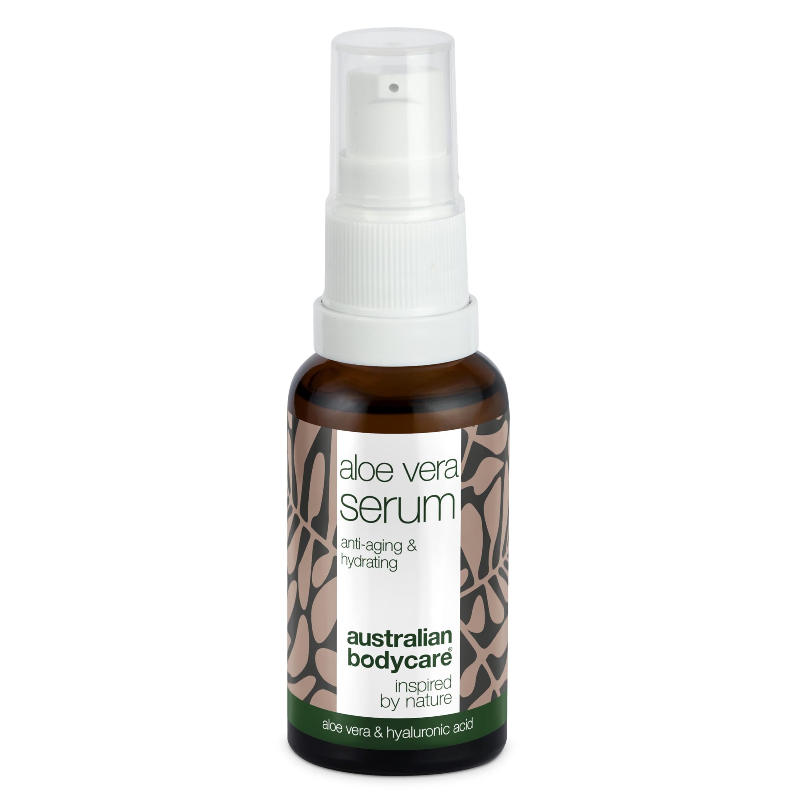 Aloe Vera Serum with Vitamin C + Hyaluronic Acid + Vitamin E + Vitamin F | 100% Vegan Face Serum Nourishes for Impurities, Pigment Spots and Wrinkles/Age | Suitable for All Skin Types - 30 ml