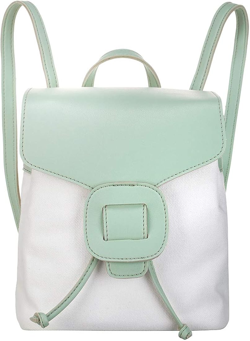 MINISO Mini Backpack Simple for Travel School, Green Shoes