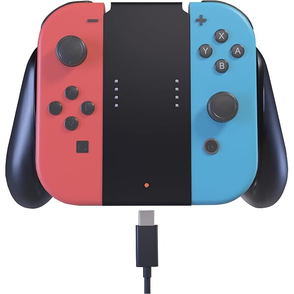 Amazon.com: Nintendo Joy-Con (L/R) - Neon Red/Neon Blue (Renewed